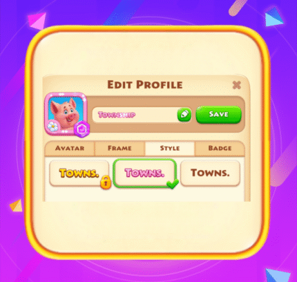 Pink Name Font - Township